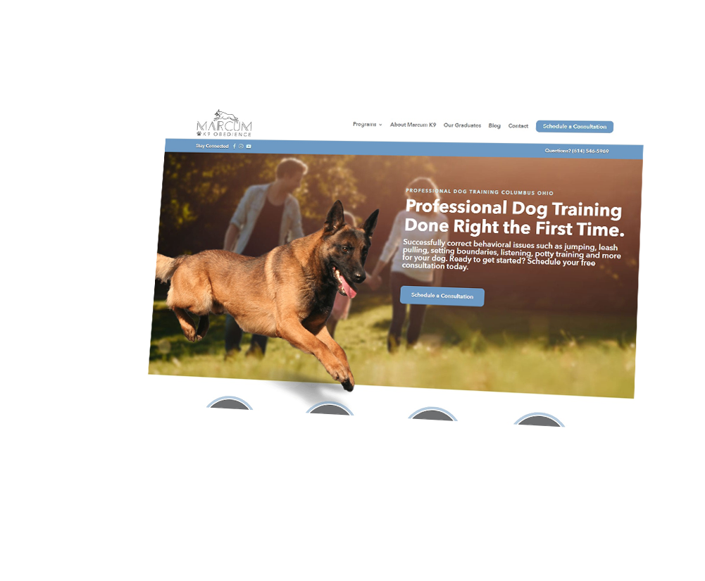 Web Design for Dog Trainers